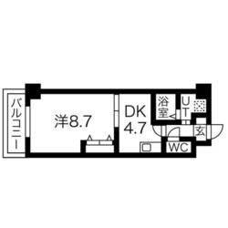 エス・キュート京都下鴨東の物件間取画像